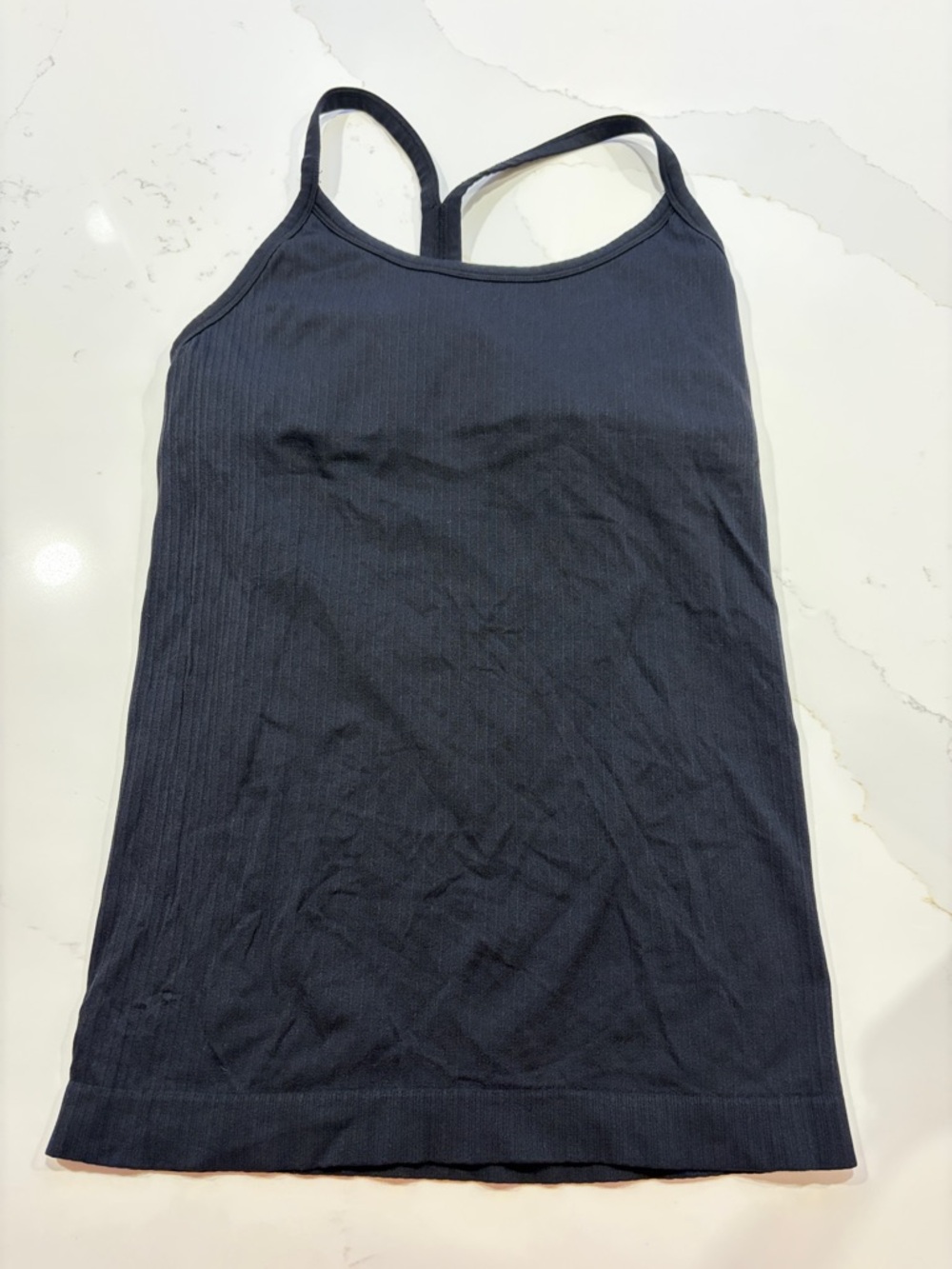 CRZ YOGA Seamless racerback Tank in black